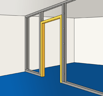 Installer un bloc porte d'interieure
